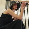 Allincomplete Denim Bleaching Safari Hat Black