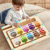 Montessori Magnetyczne Gry Sortujące Kolory Labirynt Tablica Długopis Gry Z Przesuwającymi Koralikami Drewniana Kontrola Sensoryczna Zabawa Edukacyjna Zabawki dla Dzieci