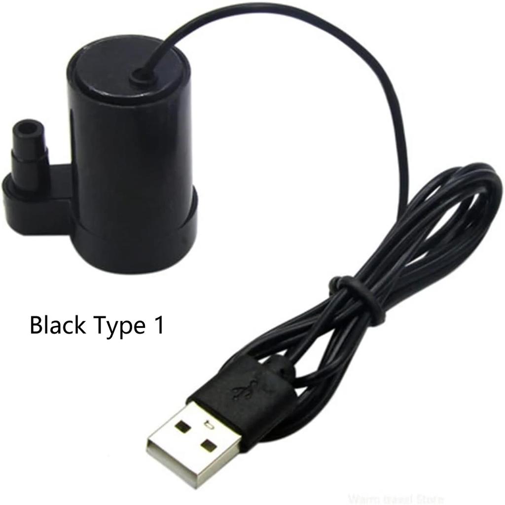 DC 5V USB Mini Submersible Brushless Pump - Quiet for Aquariums, Fish Tanks, Ponds, Fountains & Hydroponics