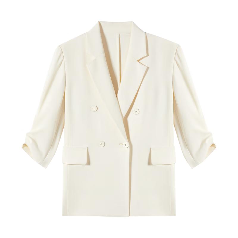 

Langzi Commuter Style Seven-Sleeve Blazer M