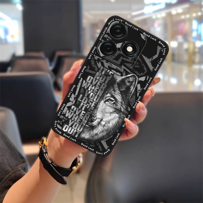 Anti-knock Fashion Design Phone Case For Tecno Spark10C/K15Q Graffiti Silicone Dirt-resistant Cute Full Wrap Protective