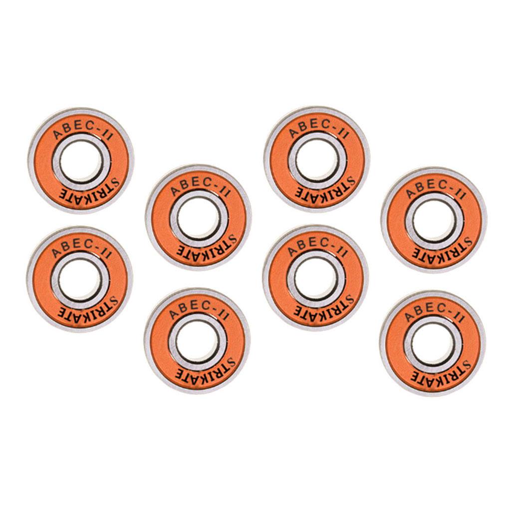 8 Pcs 608RS-ABEC 11 Skate Bearings Quality Steel Bearings High Performance Scooter Bearings Skateboard Longboards Ball Bearings