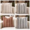 Pc VIKAMA Boho Gestreifte Kissenhülle D Doppelseitiger Druck Weiche Polyester-Kissenhülle für Zuhause Sofa Schlafzimmer Auto Dekoration