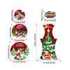 Decorative Cake Stand 3 Tier Christmas Dessert Cake Tower Festive Rack Holder For Gathering Holiday Festival Celebration Home
