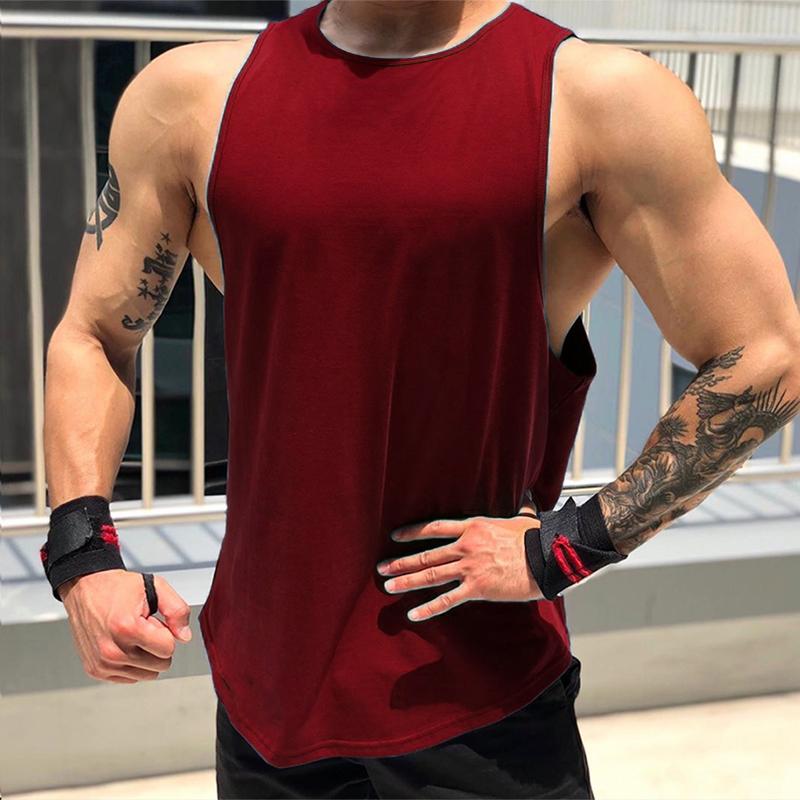 Brand Gyms Workout Singlet Sleeveless New Clothing Bodybuilding Fitness Men Tank Top With Hooded Mens Stringers Tank Tops Shirt