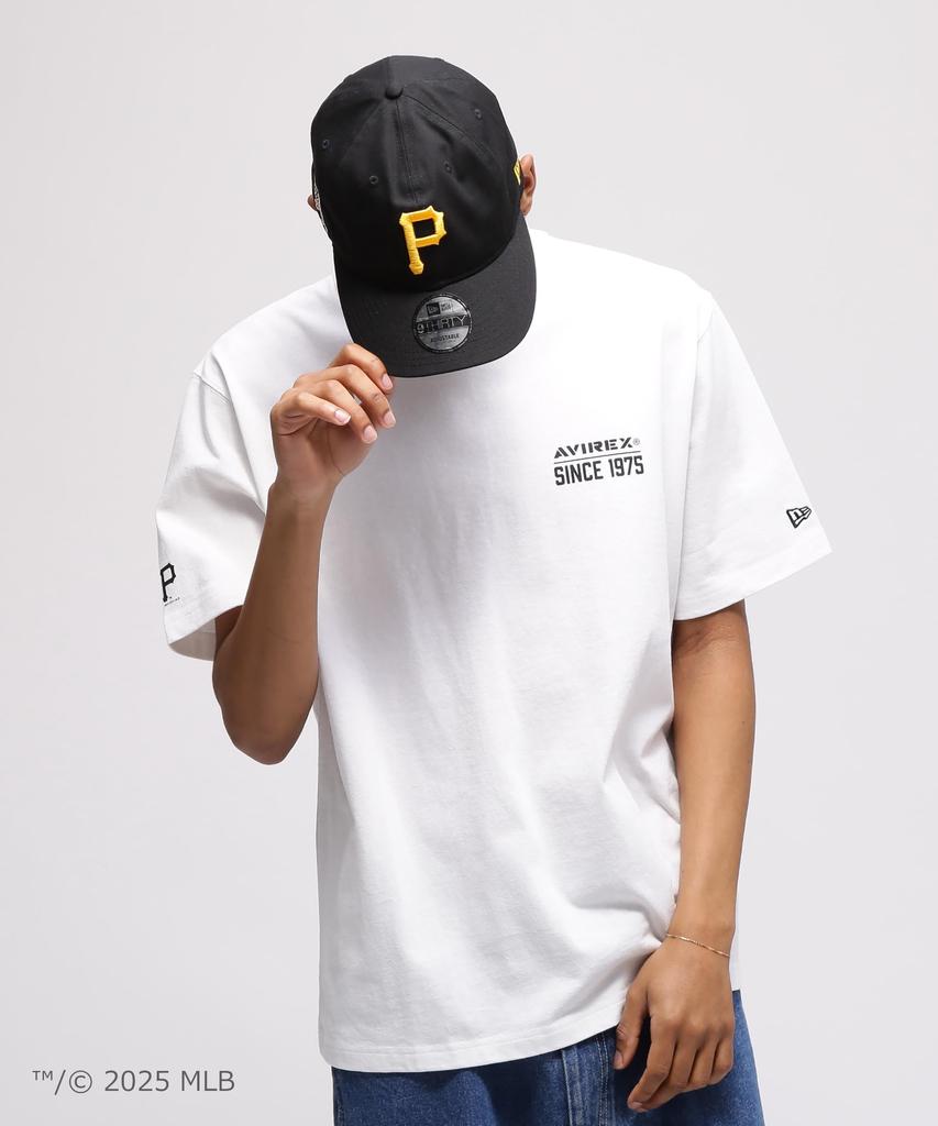 Avirex New Era Pittsburgh Pirates Size T-Shirt, Men's, L, 030, White, 783-5234013