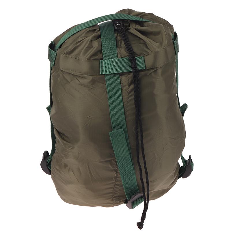 

4 кольори Дорожній спальний мішок Компресійний мішок для речей Водонепроникний для активного відпочинку Кемпінг Подорожі Піші прогулянки Спальний мішок Нейлоновий мішок для зберігання армія зелений колір