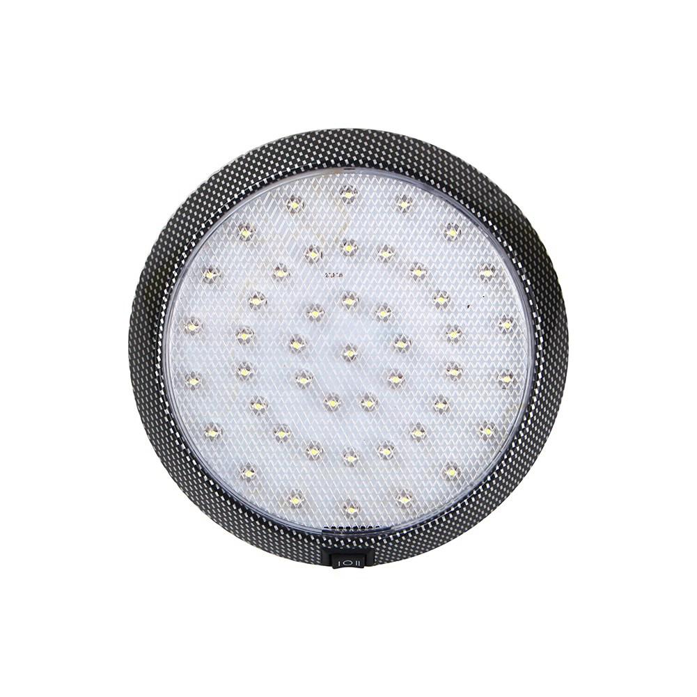 Car DC 12V 46LED Interior Roof Ceiling Dome White Light Reading Lamp Universal