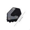 Motorcycle Kickstand Pad Extension Enlarger Foot Portable Multifunctional Non Slip Modified