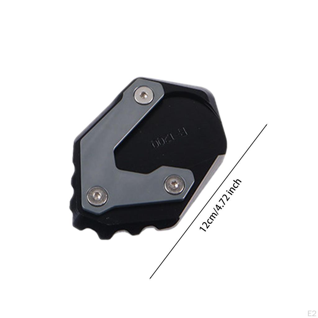 Motorcycle Kickstand Pad Extension Enlarger Foot Portable Multifunctional Non Slip Modified