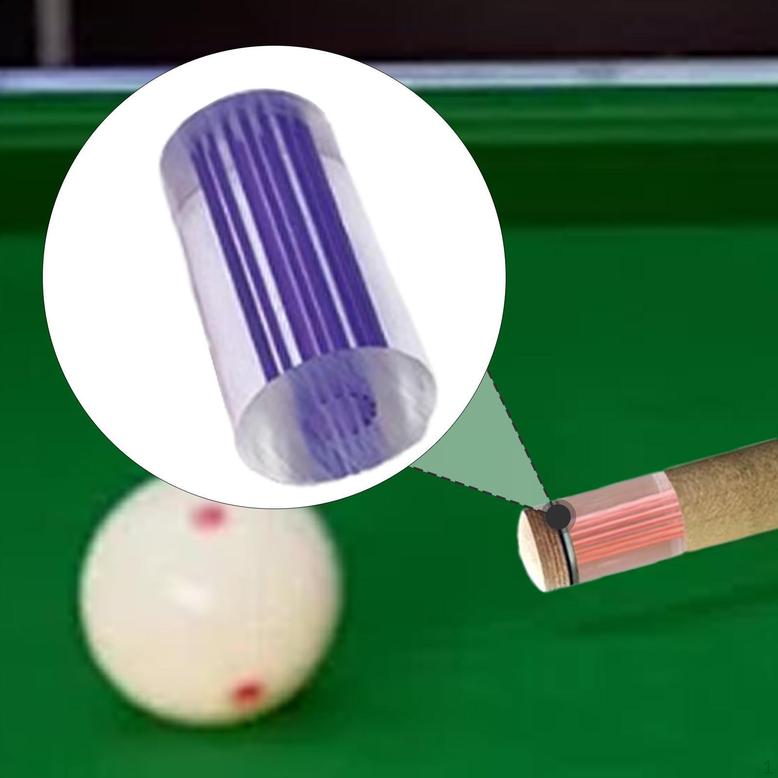 

DIY Billiard Cue Rod Ferrule Pool Decoration Unfinished Professional Snooker фиолетовый