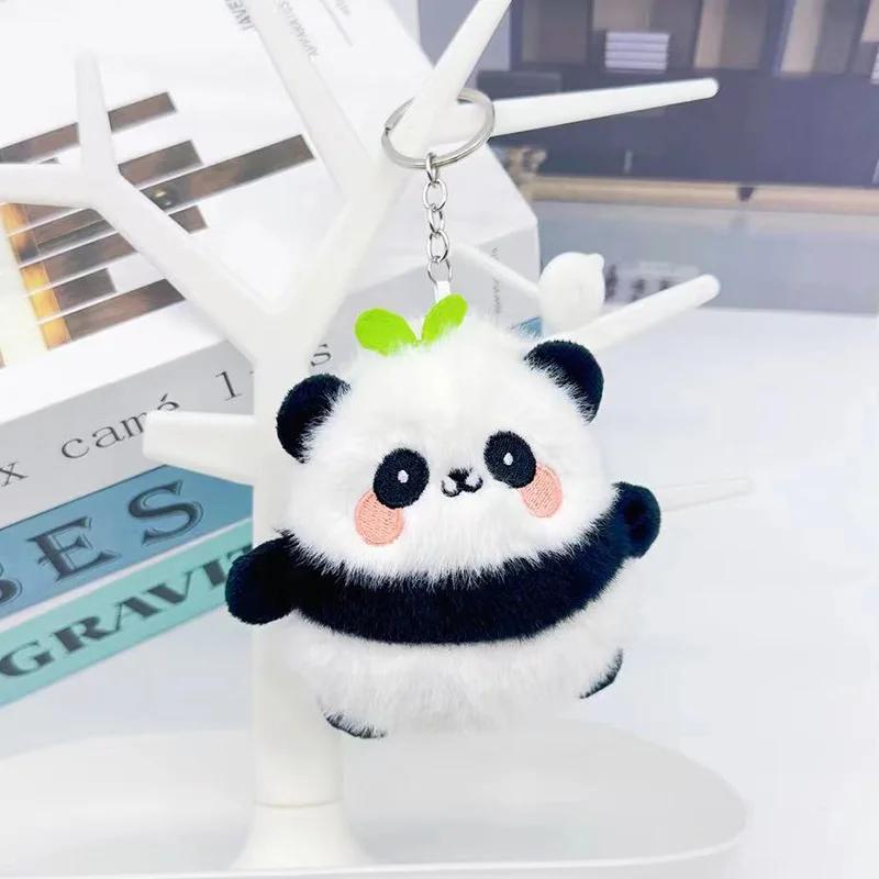 

Cute 11cm Panda Plush Toy Small Pendant Stuffed Animals Soft Doll Fluffy Panda Bag Pendants Kid s Birthday Gift Keychain Doll