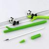 2 Pcs Random Color Cartoon Animal Panda Cute 0.5mm Black Ink Pen Desk Decoration Student Exquisite Gift