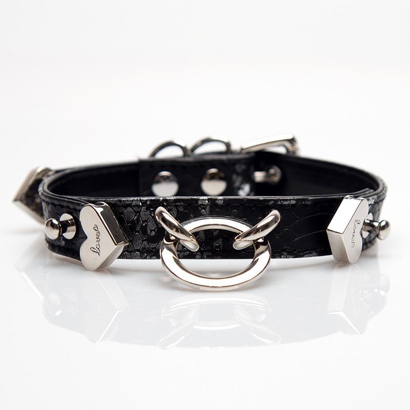 Handmade Snake Leather Collar Choker Subculture Punk Original Collar Explosive