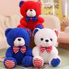 Star-Spangled Plush Teddy Bear In Hoodie - Independence Day Gift