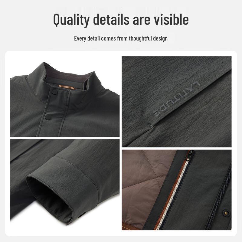 MONTAGUT Men's Mid-Length Padded Winter Jacket