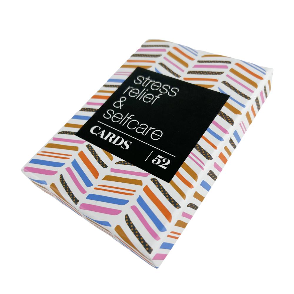 52 Stress Less & Self Care Cards Game Mindfulness Meditation Exercises Anxiety Relief Relaxation