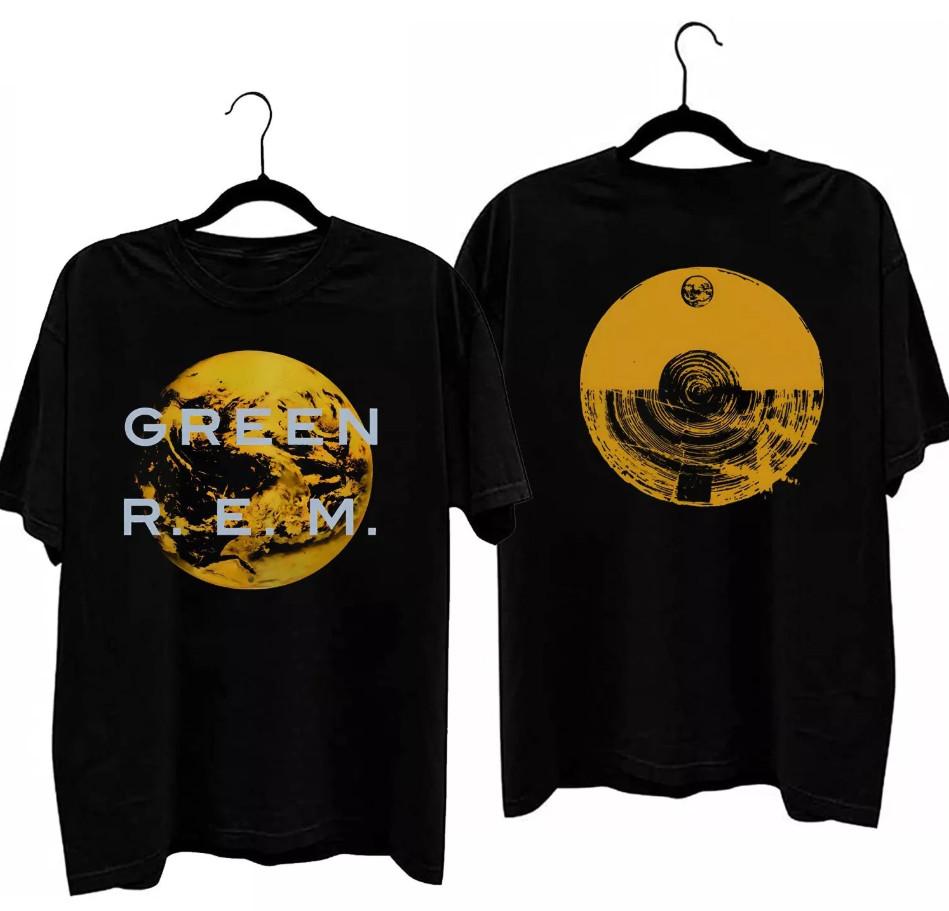 R.E.M T-Shirt, Vintage 1989 R.E.M Green Tour Concert T-Shirt Unisex T-Shirt S