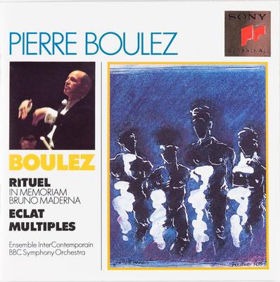 CD PIERRE BOULEZ - ENSEMBLE INTERCONTE - Rituel In Memoriam Bruno Maderna / SMK45839 Sony Classical US Classical Used