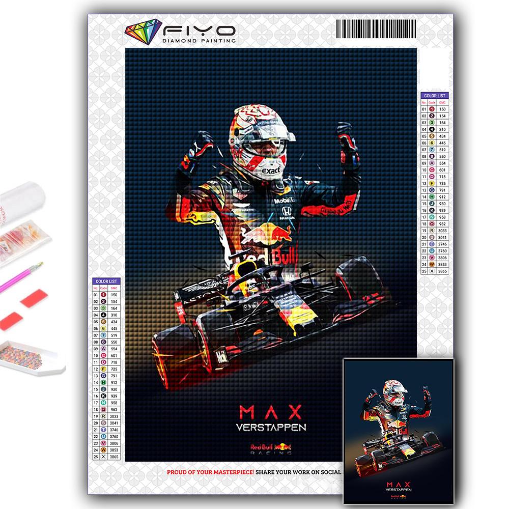 

5D Алмазная картина F1 Гонщик DIY Алмазная вышивка Горный хрусталь Украшение дома