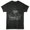 Waylon Jennings T-Shirt für Erwachsene PORTRAIT LOGO Neuer Country-Musik-Sänger Graues Baumwoll-Unisex-T-Shirt