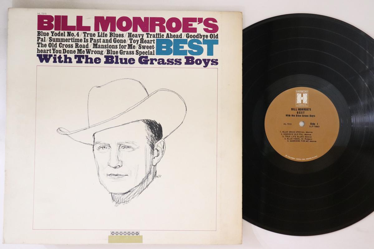 

LP Record BILL MONROE - Bill Monroe s Best HL7315 HARMONY 1964 US Folk Used