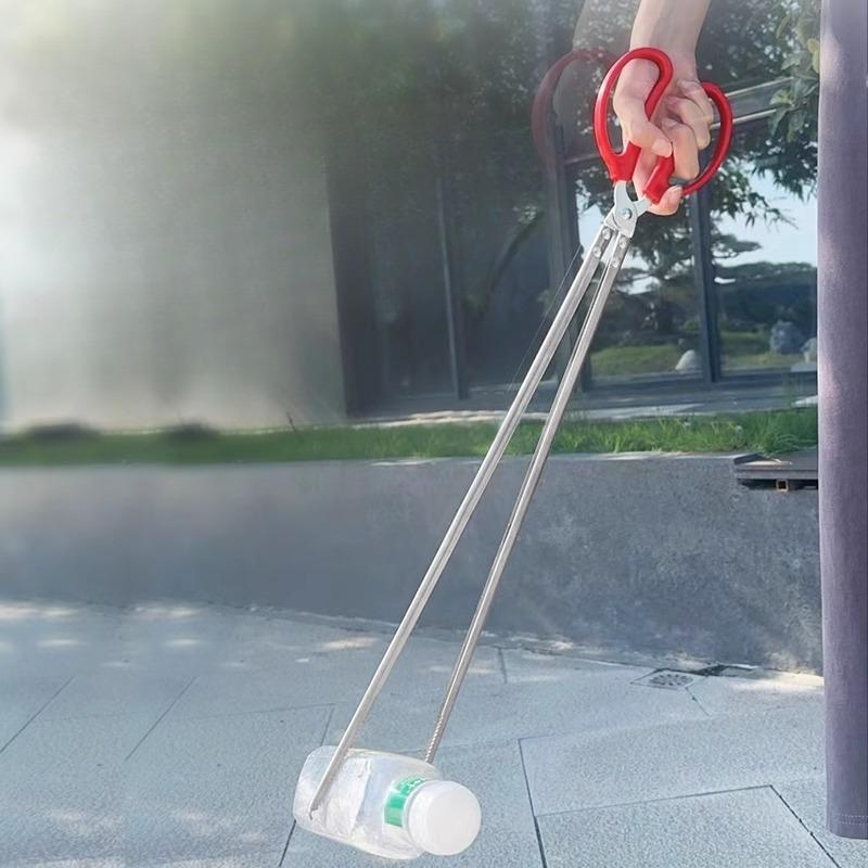 Wszechstronne szczypce ze stali nierdzewnej z przedłużonym klipsem węglowym - Idealne do węgorzy, drewna opałowego i usuwania śmieci