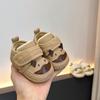 Autumn/Winter Unisex Baby Fleece-Lined Non-Slip Walking Shoes (0-12 Months)
