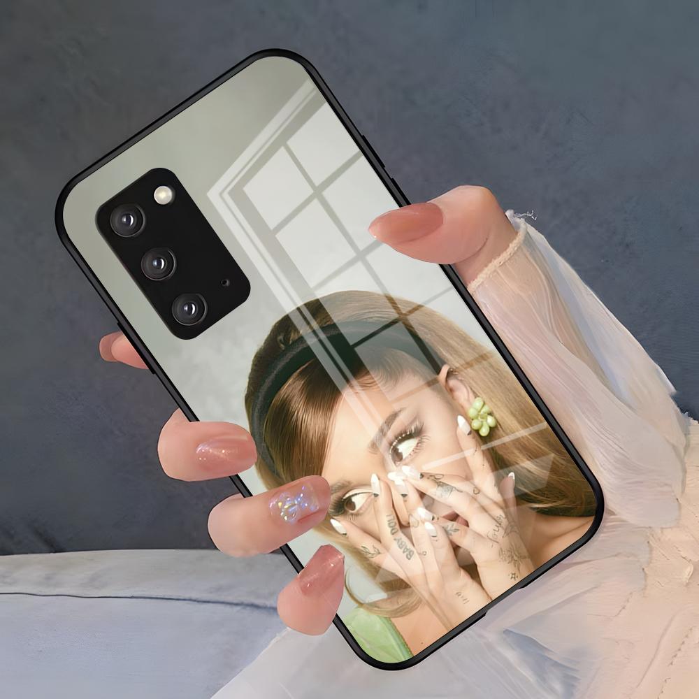 Singer Ariana Grande Phone Case For Samsung A25 A13 A33 5G A54 A36 A35 A56 A52 A14 Shockproof Glass Cover
