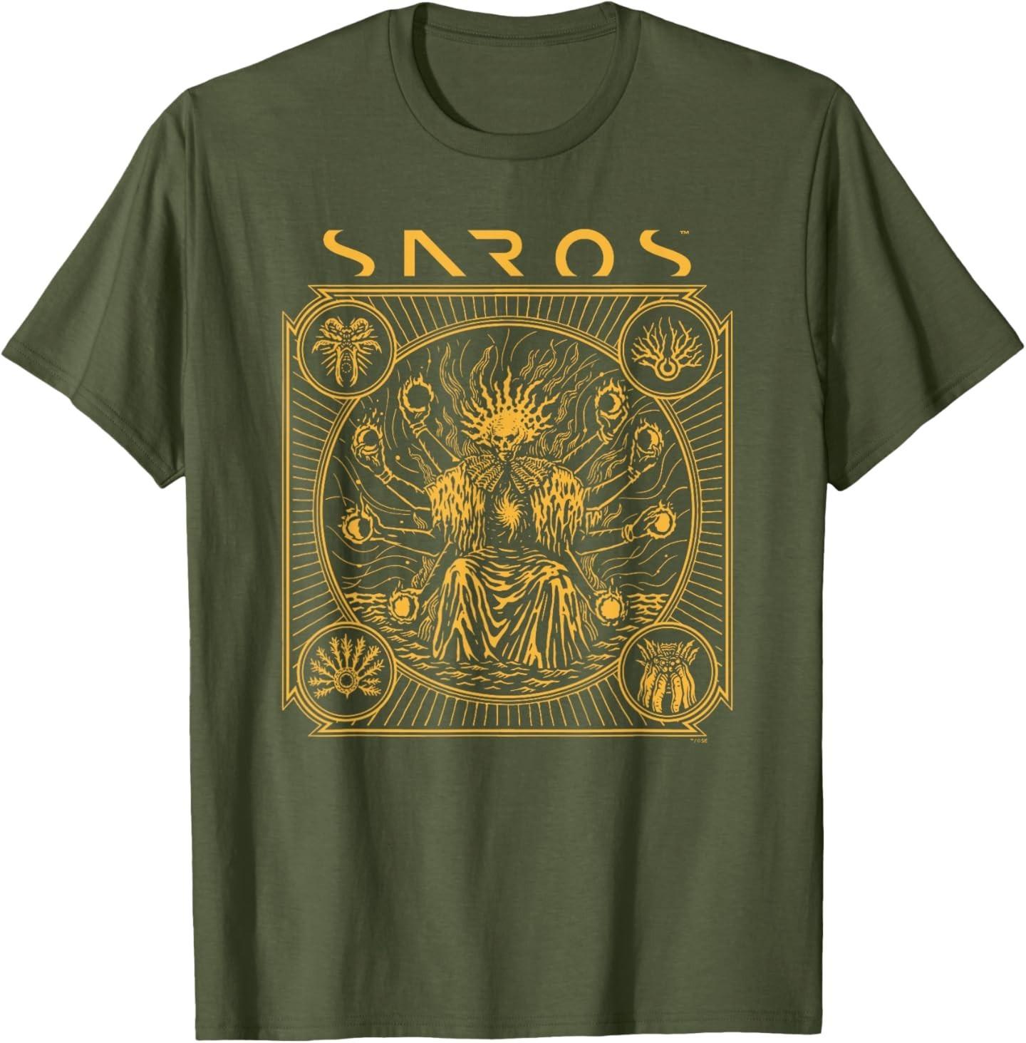 Saros Golden Deity Sigil T-Shirt S