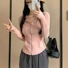 Women's Long Sleeve Yoga Top with Chest Pads & Twisted Back + Slim Fit Yoga Pants