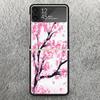 Cherry Blossom Tree Print Case For Samsung Galaxy Z Flip 3 4 5 6 7 5G Phone Shell Flip7 Flip6 Flip5 Flip4 Flip3 Pattern Cover Ga