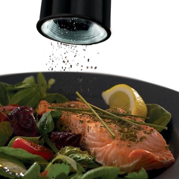Set moulins Sel & Poivre - RUSSELL HOBBS - 28010-56/RH - Broyage fin ou grossier - Lumiere LED - Noir