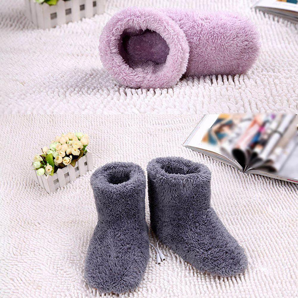 Charging Plush Comfortable Electric Heated Shoes Warm Foot Foot Warmer Shoes Winter Warming Slipper