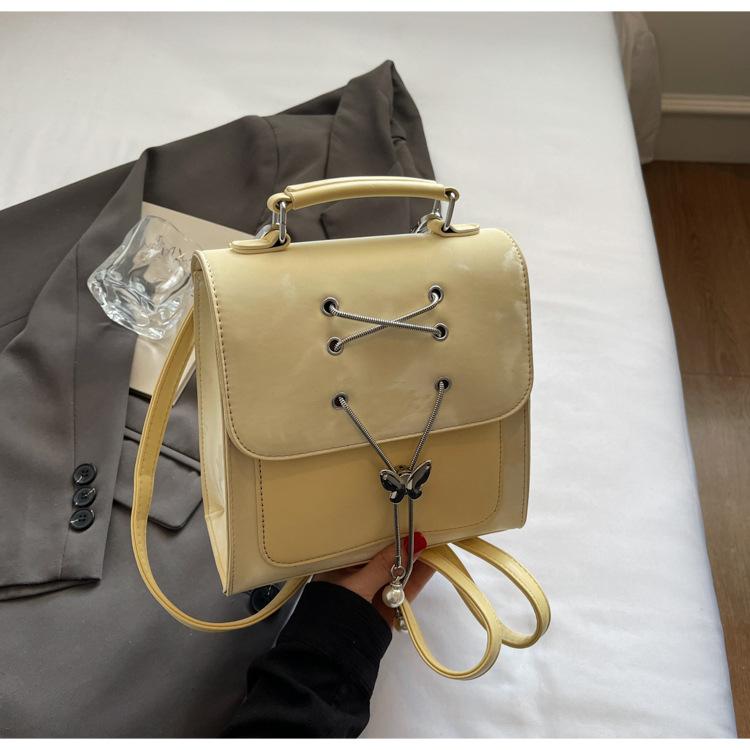 

Fashion versatile square handbag women s 2025 new niche high-end double shoulder commuter bag lightweight shoulder bag жовтий