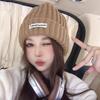 Loose Woolen Hat for Women In Autumn and Winter Ear Protection and Warm Cold Hat Showing Face Small Japanese Big Head Hat Trendy