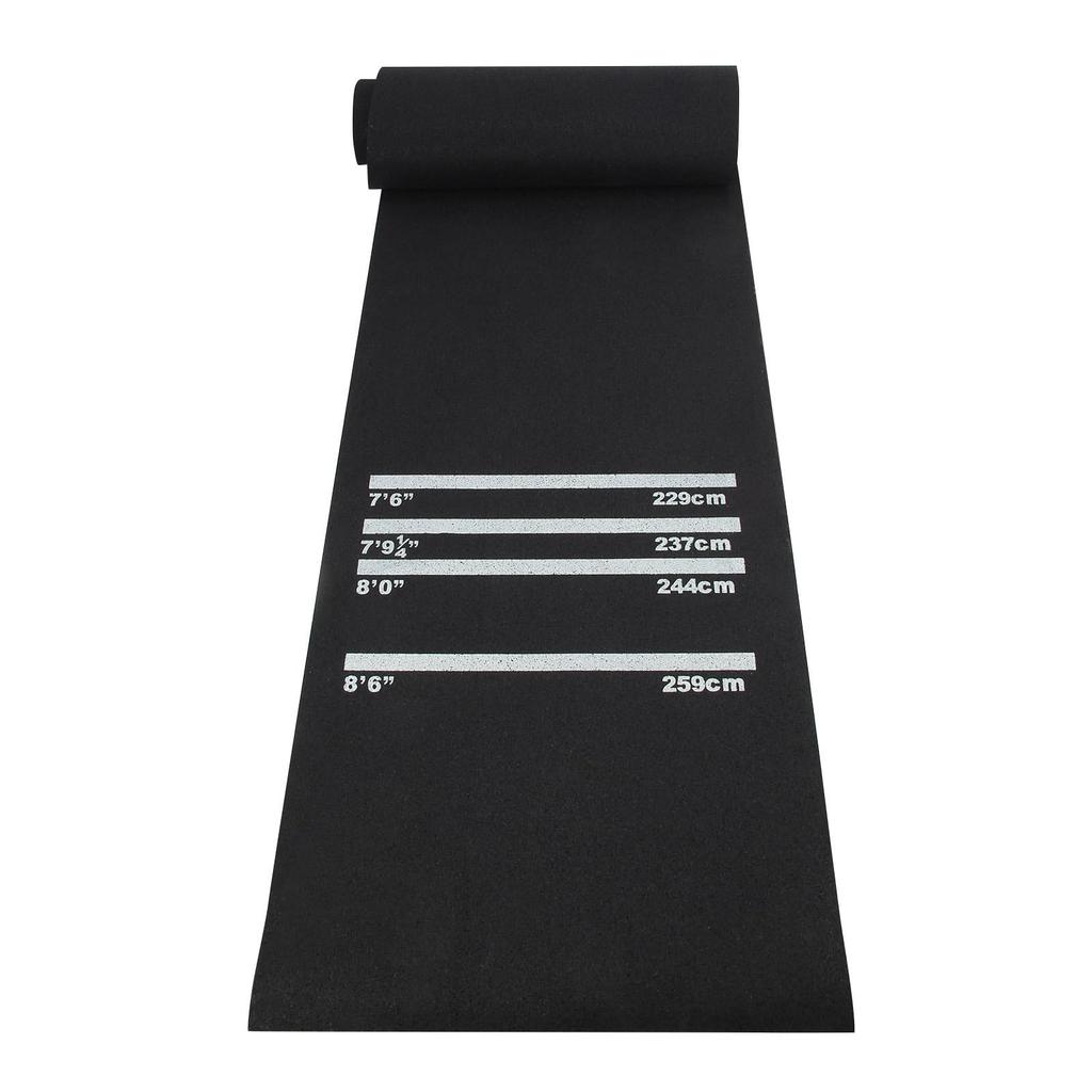 Darts Mat With 4 Standard Throwing Lines - Heavy-duty Non- Floor Protector Mat For Steel And Soft Needle Darts - Dimensions: 300 Cm X 62 Cm