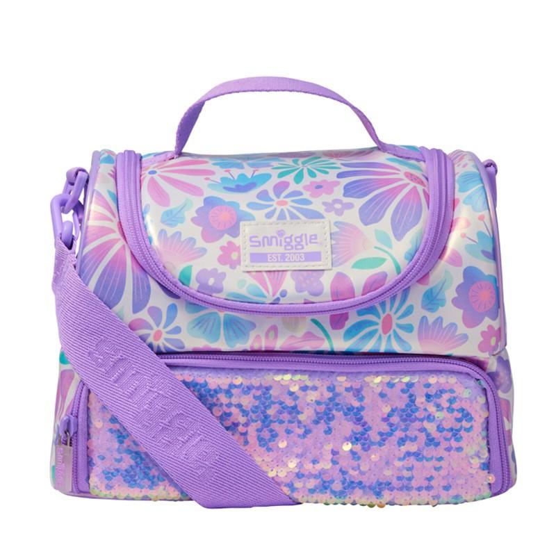 Kids Insulated Lunch Bag School - Double Layer Waterproof Canvas Tote With Handle Large Capacity Leakproof Student Lunchbox