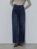 LE STUDIO Lifting Silhouette Straight Denim_Dark Blue