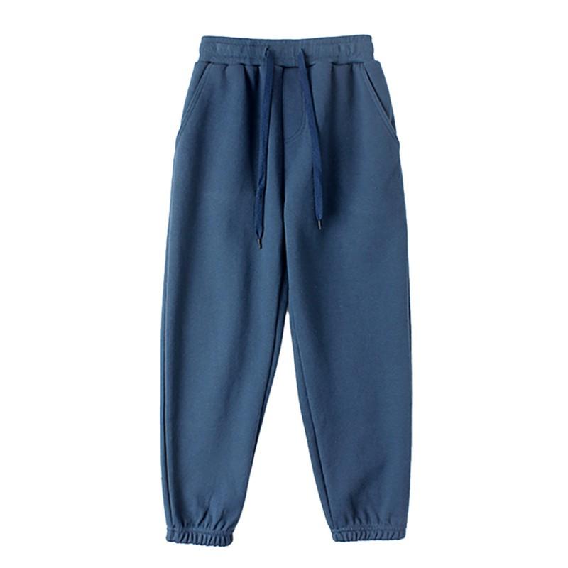 Children Boys' Solid Color Casual Sports Trousers Loose Long Pants