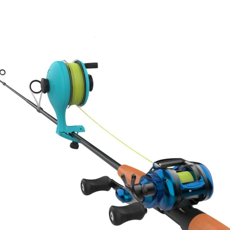 Line Spooler Winder Machine Fishing Line Spooler Universal Reel Spooling Station System Spooling Tool Fishing Tackle