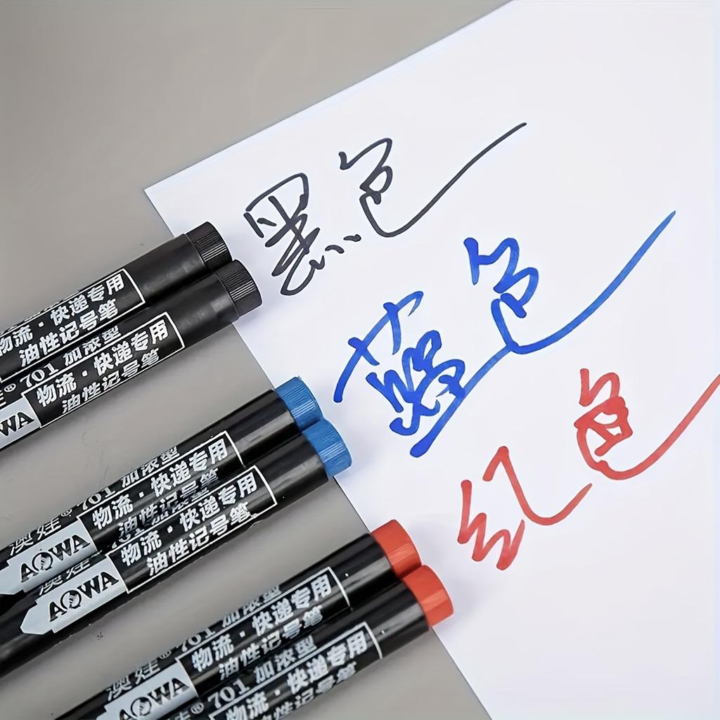 Set da 15 pennarelli indelebili a base d'olio per Carta, Metallo, Vetro, Legno, - Ideale per Scuola, Ufficio, Ingegneria, Edilizia, Arti