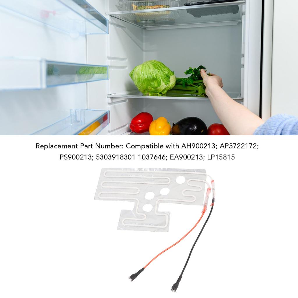 Garagenkühlschrankheizung Aluminium Langlebig Hohe Festigkeit Professionell 5303918301 für Kühlschränke