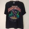 Camiseta preta Rara do Led Zeppelin Hammer Of The Gods de 1988 Reimpressão