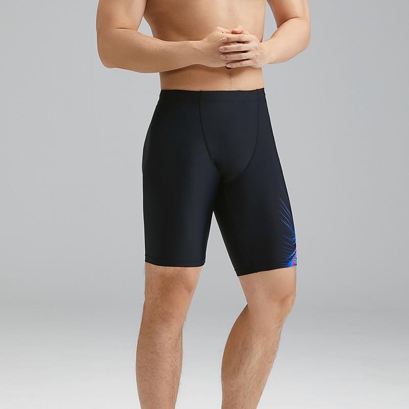 Mens Quick-Dry Chlorine-Resistant Swim Trunks Swimming Surfing Bathing 5-Inch Board Shorts