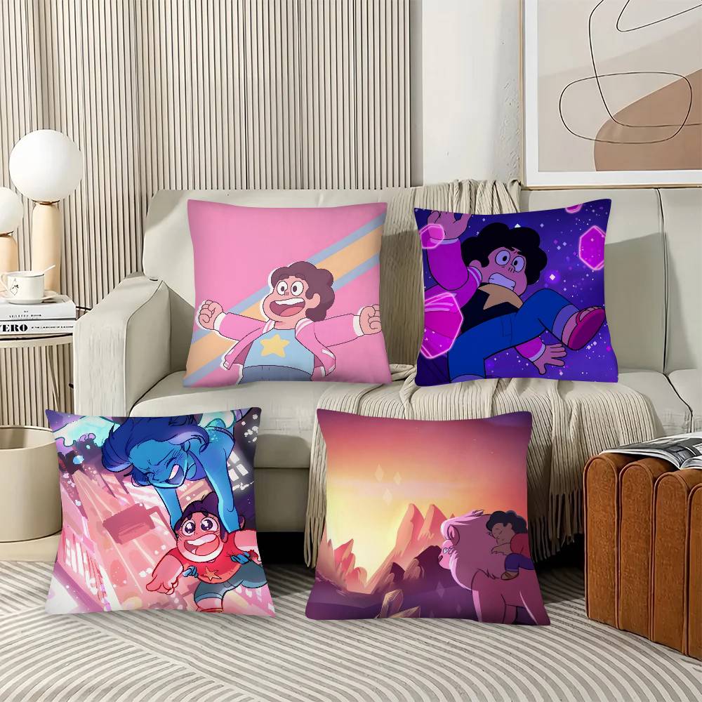 1Pc S-Steven Universe Pillow Case Fashion Square Pillowcase Bedroom Sofa Room Ins Decoration Leisure
