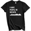 I Have People In Wichita Kansas Skyline T-Shirt