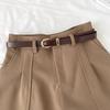 Chic Women's High-Waisted Wide-Leg Belted Shorts - Summer 2025 Arrival