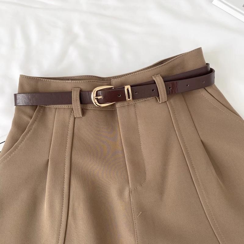 Chic Women's High-Waisted Wide-Leg Belted Shorts - Summer 2025 Arrival