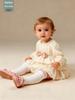 Spring & Autumn Newborn Tutu Bodysuit: Baby Girl Full Moon 100-Day Celebration Dress with Diaper Cover.